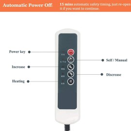 Healsmile® Electric Hot Compress Stroke Hemiplegia Finger Recovery Equipment Hand Training Electric Fingers Massager 110V-220V Infrared Therapy Finger Passive Training