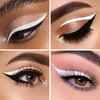 Docolor Ultra Fine Precision White Eyeliner, Professional Liquid Eyeliner, Waterproof