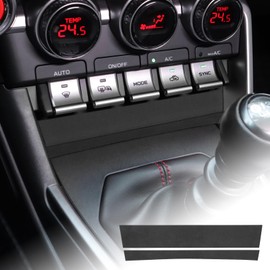 FDAIUN Car Air Conditioning Adjustment Button Bottom Sticker For Toyota GR86 ZN8 Subaru BRZ ZD8 2021 2022 2023 2024 Accessory Suede Material Soft Touch Stylish Custom Dress Up Subaru BRZ Toyota GR86
