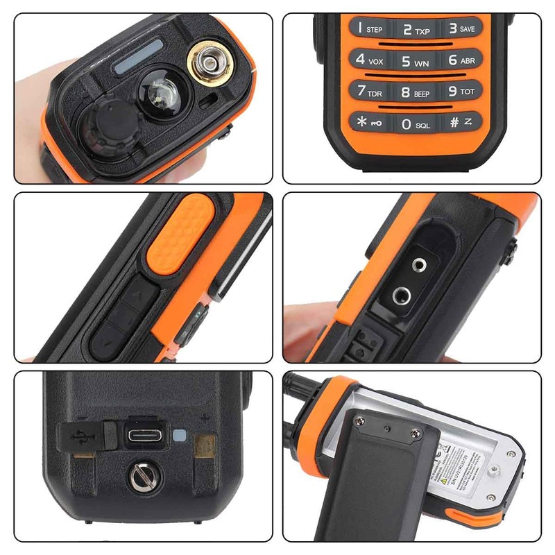 Baofeng Radio Ham Radio Handheld Dual Band Long Range Two