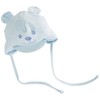 Sterntaler Visor with drawstrings, Neck protection and cute bear design,