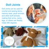 PATIKIL 30mm Doll Joints, 30 Set Plastic Removable Animal Joints