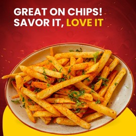 FabFinds Spicy Red Salt Suitable for Vegetarians No Artificial Colours Flavouring Preservatives and MSG 200g (1 Pack, 200)