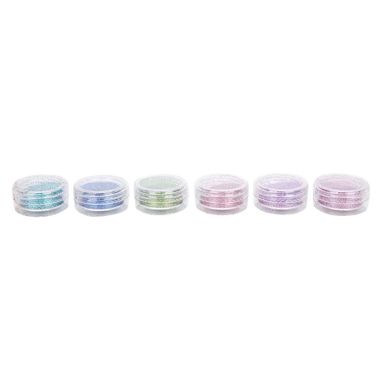 Nail Manicure Set Glitter Powder Nail Tips Brush Nail Art