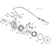 Polaris ATV Brake Arm Spring, Rear, Genuine OEM Part 0450453,