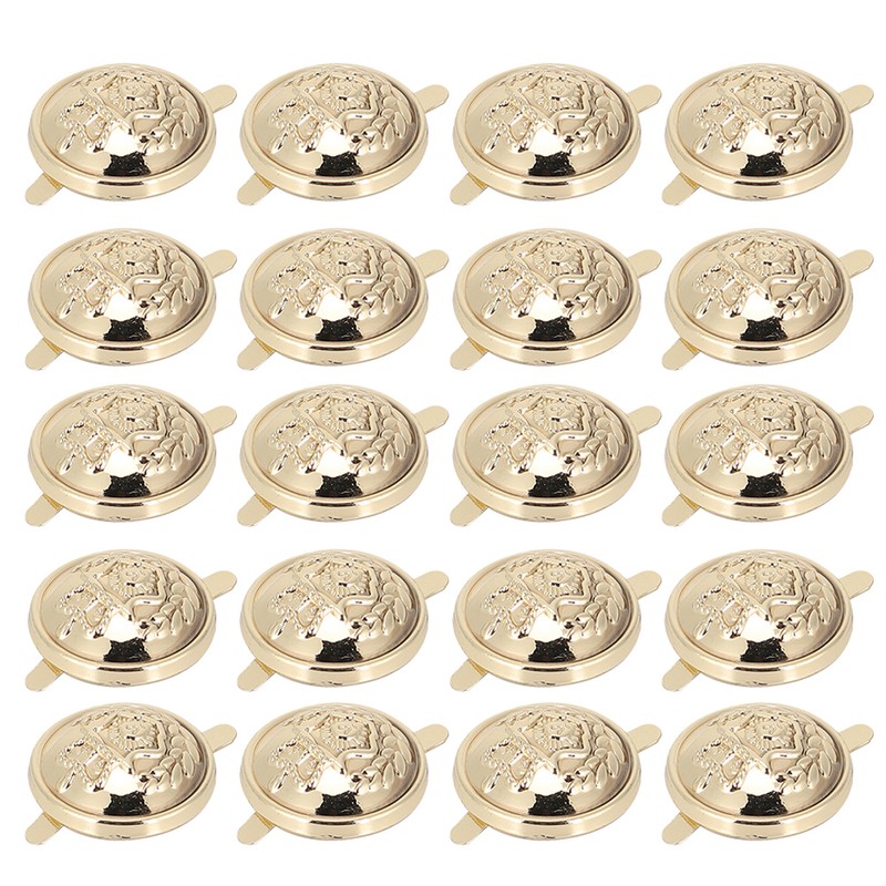 20Pcs Hardware Lock Buckle DieCasting Bag Luggage Handbag Accessories Golden