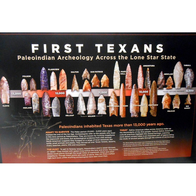 Rockhound's 1st Choice Central Texas Paleo Period Arrowheads & Tools