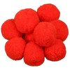 Aczyqws 10 Pack 4cm Red Pom Poms Craft Fluffy Fuzzy