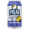 Polar Seltzer Water Blackberry Mango, 12 fl oz cans, 18