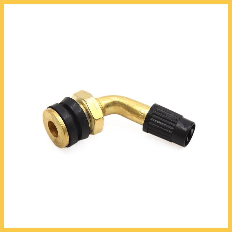 REPAIROCK Motorcycle ATV Brass Bent Angled Tubeless Tyre Tire Valve