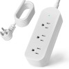 Unbranded Surge Protector Power Strip 3 Outlets 3-10ft Extension Cord