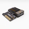 Dual M.2 PCIe Adapter for SATA (B Key) and NVMe