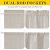 NICETOWN Door Curtains, 25 x 72 inch Long 100% Blackout
