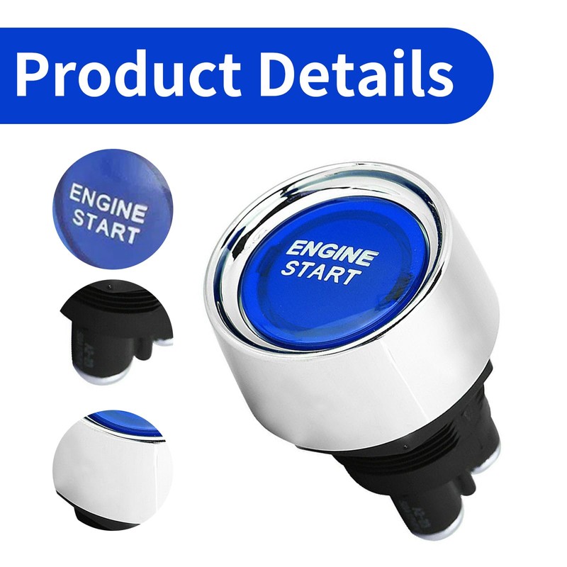coppialu 1 Pcs Engine Start Ignition Switch, 1.8" X 1.25"