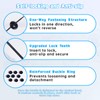 150pcs Upgrade Nylon Universal Cable Tie Buckle with Storage Box,