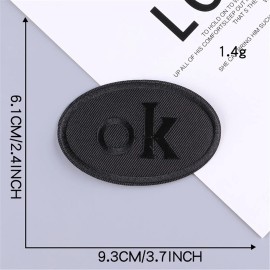 unbranded Okay Patch Iron On Badge Embroidered  OK Word Cute Fun Cartoon  3057