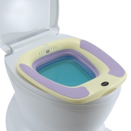 Sitz Bath, Portable Sitz Bath for Postpartum Care, Sitz Bath for Hemorrhoids, Sitz Bath for Toilet Seat, Sits Bath Tub for Women Men Adults, Sitz Bath Soak Salts Basin, Hip Bath Bowl, Purple