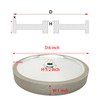 CBN Grinding Wheel 6 inch 320 Grit,1" Wide,1/2” Arbor,for Sharpening