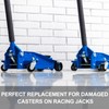 Landhoow 4 Pcs Floor Jack Casters for 3 Ton Floor