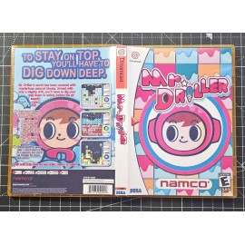 SEGA Dreamcast Mr. Driller Custom Case With Insert  - NO Game or Manual