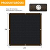 BCBIG Rectangular Sun Shade Sail for Balcony, Shade Net Greenhouse