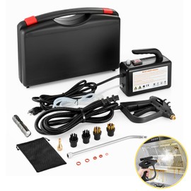 Dyna-Living Handheld Steamer for Cleaning 1700W Car Engine Steam Cleaner 248°F High Temperature Pressurized Steam Cleaner for Home, High Pressure Steam Cleaning Machine for Auto Detailing