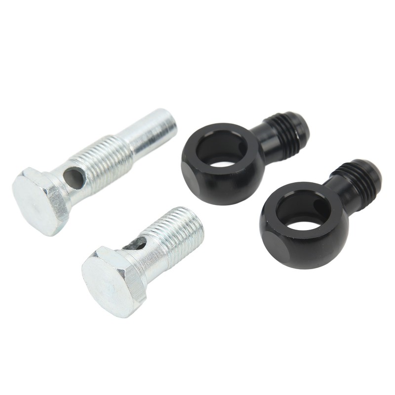Transmission Oil Cooler Banjo Fitting Kit AN6x1/4NPSM Aluminum Alloy for