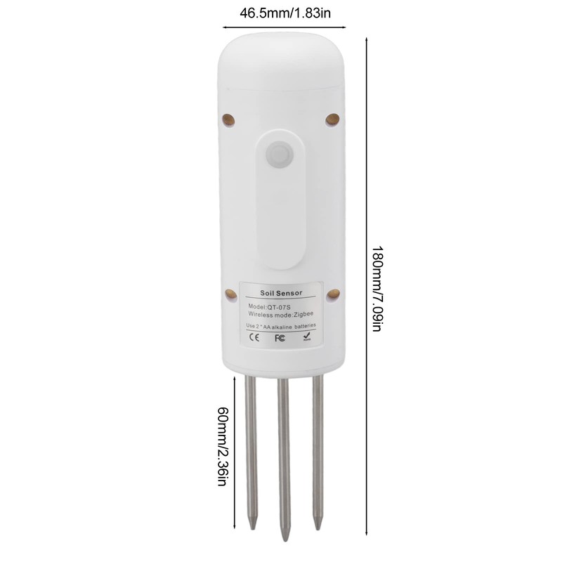 Fdit Zigbee Soil Sensor Smart Home Tool 304 Monitoring Wireless