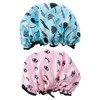 NOLITOY 2pcs Shower Cap Shampoo Cap Bath Hat Cap Bathing