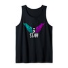Stay Semicolon Suicide Awareness Mental Health Awareness Tank Top