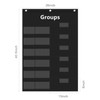 ANSTROUT Small Group Management Pocket Chart with 96 Cards Classroom