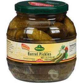 KUHNE Barrel Pickles 35.9 OZ(Pack of 2)