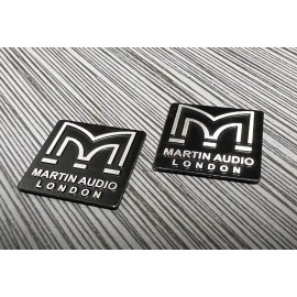 Unbranded 2 x Emblem Speaker Badge Decal Replacement fits Martin Audio Speakers