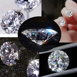 Carperton Nose Rings Studs L Nose Studs Screw Nose Rings 18g 20g 22g 14K Gold Bone Nose Studs for Women Titanium Steel, Titanium, cubic zirconia