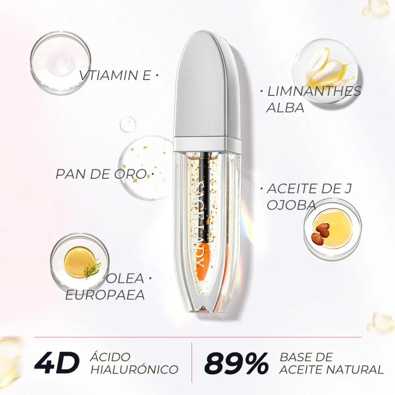 Sace Lady Lip Oil Gloss Hialurónico Para Labios Voluminizado