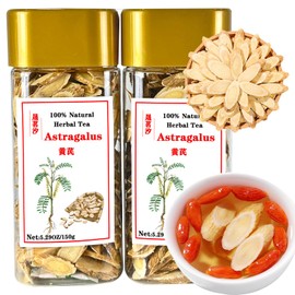 晟茗汐 Astragalus membranaceus Astragalus Slice Natural Astragalus Root Huang Qi Astragalus Root Slices 10.5oz/300g Chinese Herbal tea No addition 黄芪 黄芪片