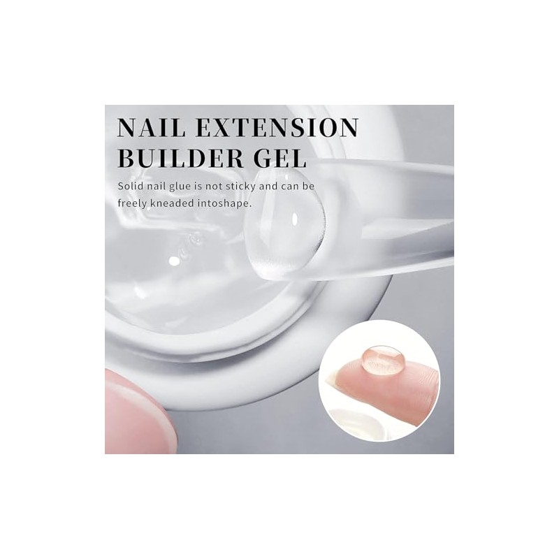 Solid Gel Constructor de Extensiones de Uñas Gel Kit de