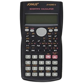 Scientific Calculator 240 Calculations Function, 12 Digits, Double Display, Business Office School Pocket Calculator, Black Color (JS-82MS-5)