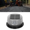 Solar Warning Light 6 LED Beads Red Blue Alternate Waterproof