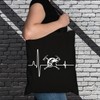 Fabric Bag Jute Bag Long Handle with Saying Fire Brigade