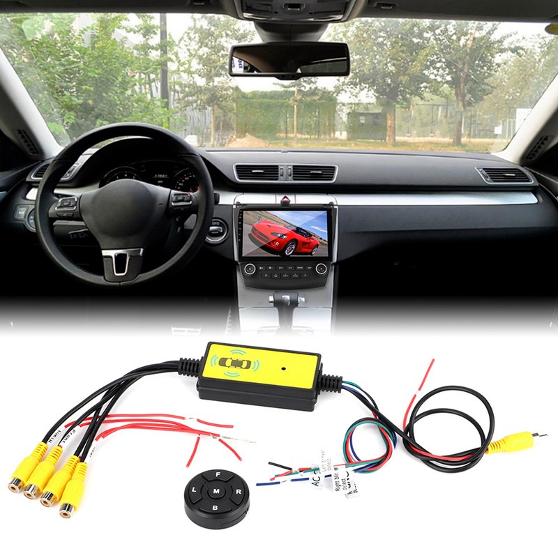 Intelligent Car Video Switcher Converter 4 Input 1 Output Switch