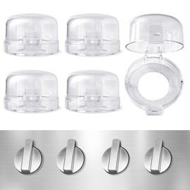 （6 PCS）Stove Knob Safety Covers for Child Safety Stove Proofing Gas Stove Knobs Locks Universal Fit Child Proof Stove knob Covers for Kids Safety