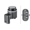 HELLA 6PX 358 141-841 Sensor, Parking Aid - 3-Pin -