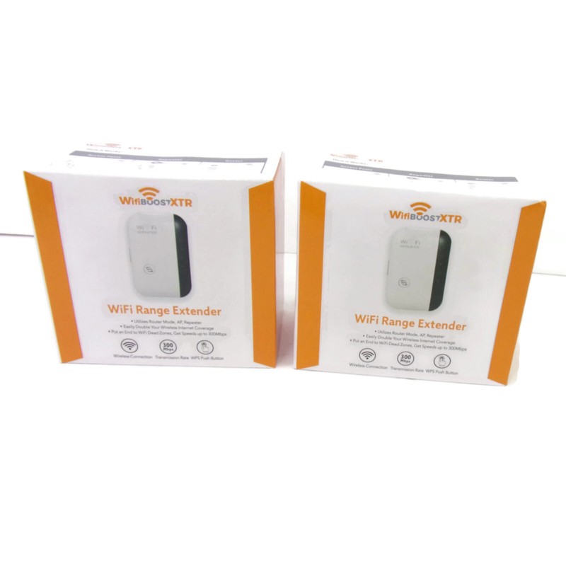 WifiBoost XTR LOT OF 2 WifiBoost XTR WiFi Range Extenders