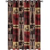 INSFBRB Rustic Cabin Curtains for Bedroom - Vintage Farmhouse Hunting