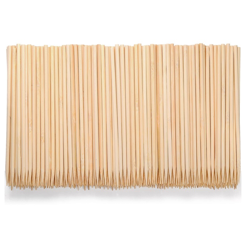 Frcctre 1000 Pack Natural Bamboo Skewers, 7 Inch 5mm Thick