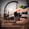 Muntel Coffee grounds container, knockbox, non-slip, 1.3 L, black