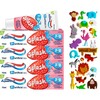 4 Pack Bundle - Aquafresh Splash Toothpaste 3-8 Years Strawberry
