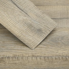 INMOZATA Peel and Stick Floor Tile, 36 Pack 54 Sq.Ft Waterproof Vinyl Flooring Tiles 36 x 6 Inches, Self Adhesive Flooring Wood Grain Planks Floor for Bedroom, Kitchen, RV, Office(Light Oak)