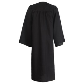 GraduationMall Academic Talar Outfit Graduation Robe Men Women Adults for College and Bachelor 12 Colours, black